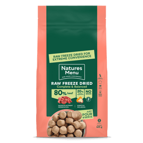 Natures Menu Beef Freeze Dried Dog Food 625g Dry Dog Food Natures Menu 