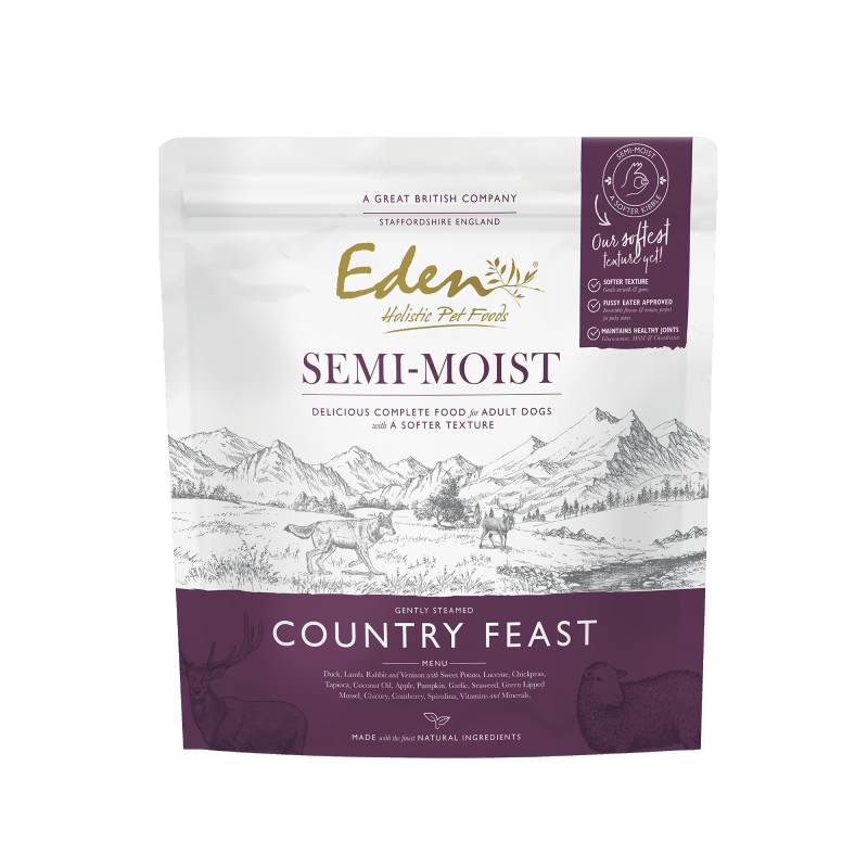 Eden Semi-Moist Country Feast Dog Food 2kg Semi-Moist Dog Food Eden 