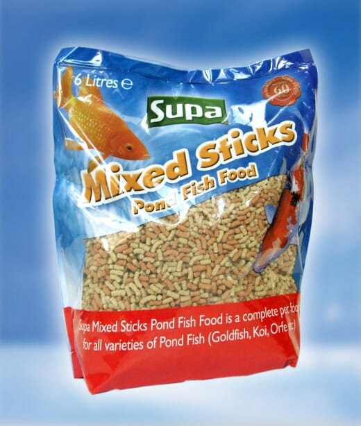 Supa Mixed Pond Sticks Fish Food 6L Pond Fish Food Supa 