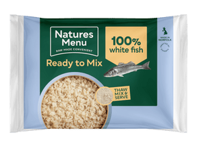 Natures Menu White Fish Raw Dog Food Mince Block 400g Raw Dog Food Natures Menu 
