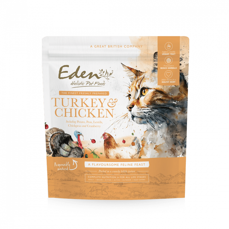 Eden Dry Cat Food Turkey & Chicken 1.5kg Eden 