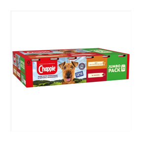 Chappie Adult Wet Dog Food Tins Favourites in Loaf 24pk, 412g Chappie 
