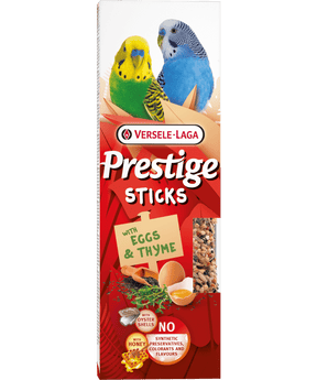 Versele-Laga Prestige Parakeet Sticks Eggs & Thyme 60g Bird Treats Versele-Laga 