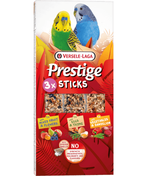 Versele-Laga Prestige Parakeet Sticks Triple Variety Pack 90g Bird Treats Versele-Laga 