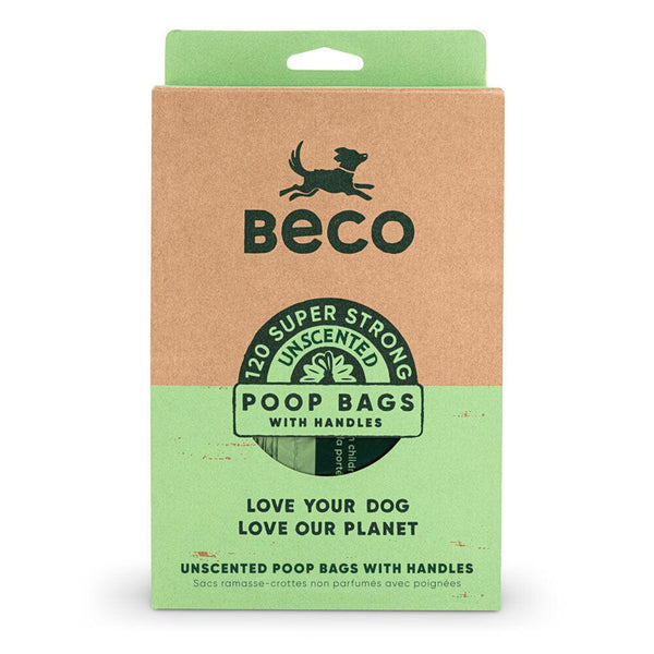 Beco Large Poop Bags with Handles - Unscented (x120) Beco 