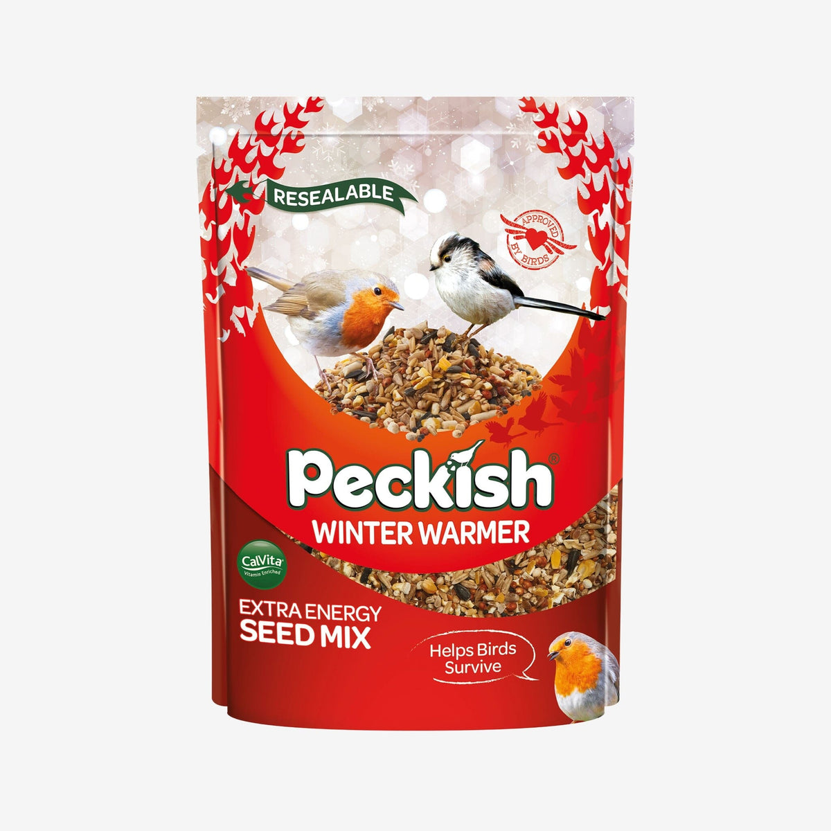 Peckish Winter Warmer Wild Bird Seed Mix 1kg Wild Bird Food Peckish 