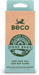 Beco Large Poop Bags - Mint Scented (x60) Travel (4x15) Beco 