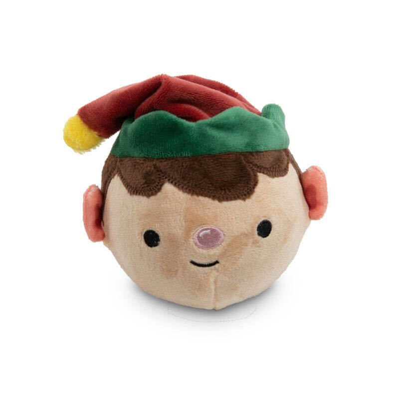 Emily Elf Squeak Ball Plush Christmas Dog Toy Pet Face 