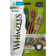 WHIMZEES Toothbrush Dental Dog Chews Small 24 Pack Dog Treats Whimzee 