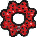 Tuffy Junior Gear Ring Red Paw Tuffy 