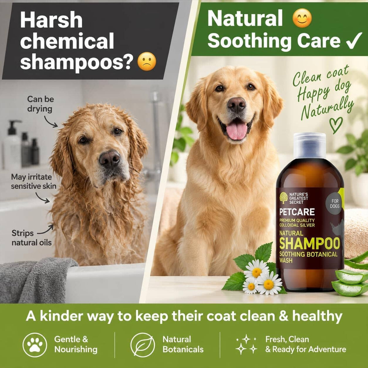 Natures Greatest Secret All Natural Shampoo Inc. Colloidal Silver Natures Greatest Secret 