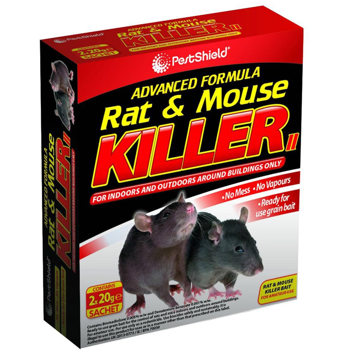 Pest Shield Rat & Mouse Advanced Killer (2x20g) Pestshield 