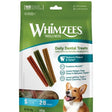 WHIMZEES Stix Dental Dog Chews Small 28 Pack Dog Treats Whimzee 