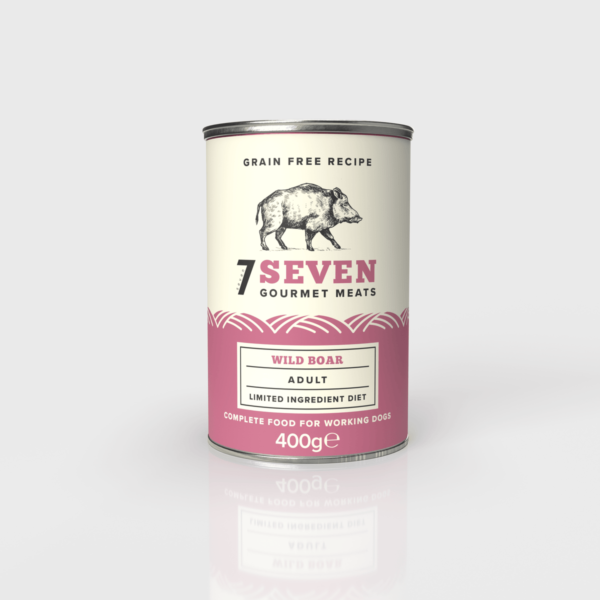 Seven Gourmet Wild Boar Wet Dog Food 400g Wet Dog Food Seven 