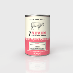 Seven Gourmet Beef & Green Tea Wet Dog Food 400g Wet Dog Food Seven 