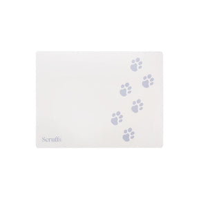 Scruffs Cream Paw Pet Feeding Placemat