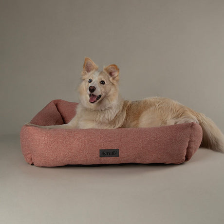 Scruffs Seattle Dog Box Bed XL - Coral Pink