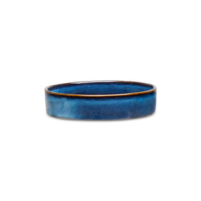 Scruffs Reactive Glaze Saucer Midnight Blue 13cm Pet Bowls Scruffs 