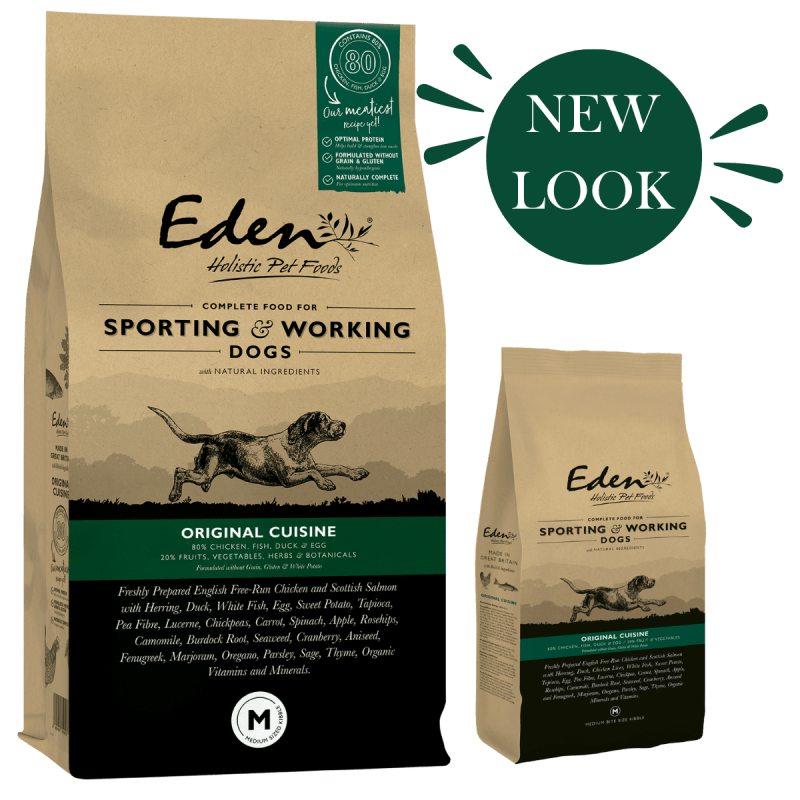 Eden Original Cuisine 80/20 Working Dog Food 15kg – Medium Kibble Dry Dog Food Eden 