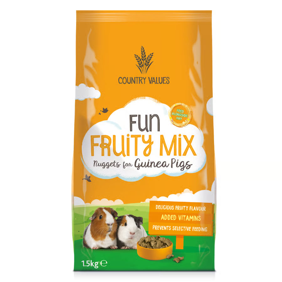 Country Value Guinea Pig Nuggets 1.5kg Small Animal Food Country Value 