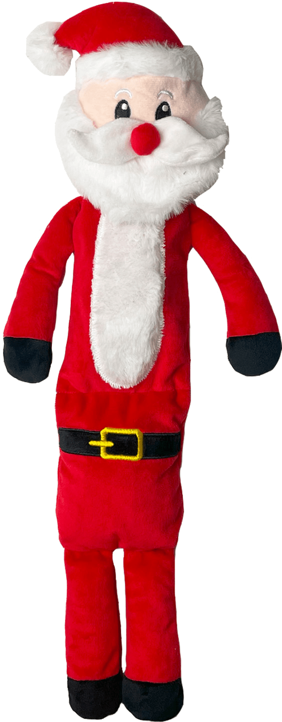 Happy Pet Squeaky Santa Soft Dog Toy Happy Pet 
