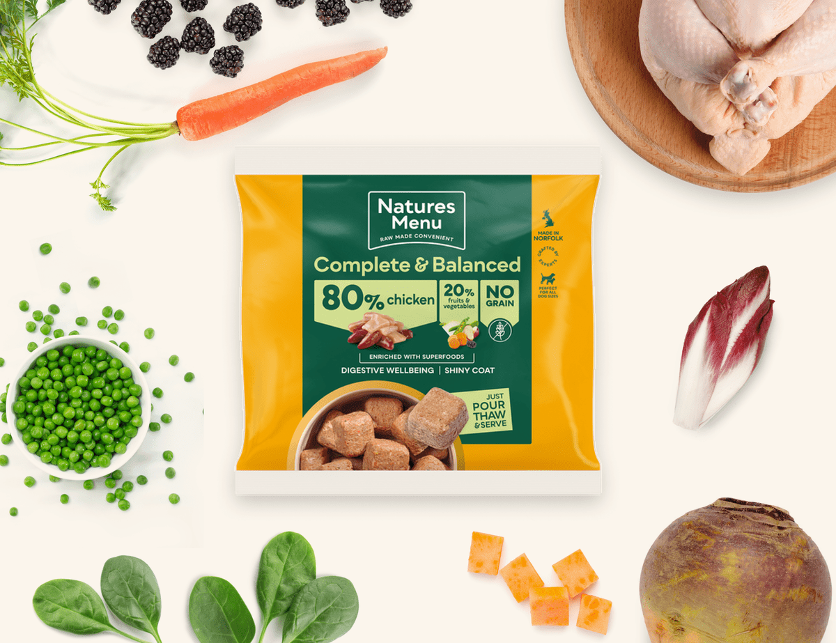 Natures Menu 80/20 Chicken Raw Dog Food Nuggets 1kg Raw Dog Food Natures Menu 
