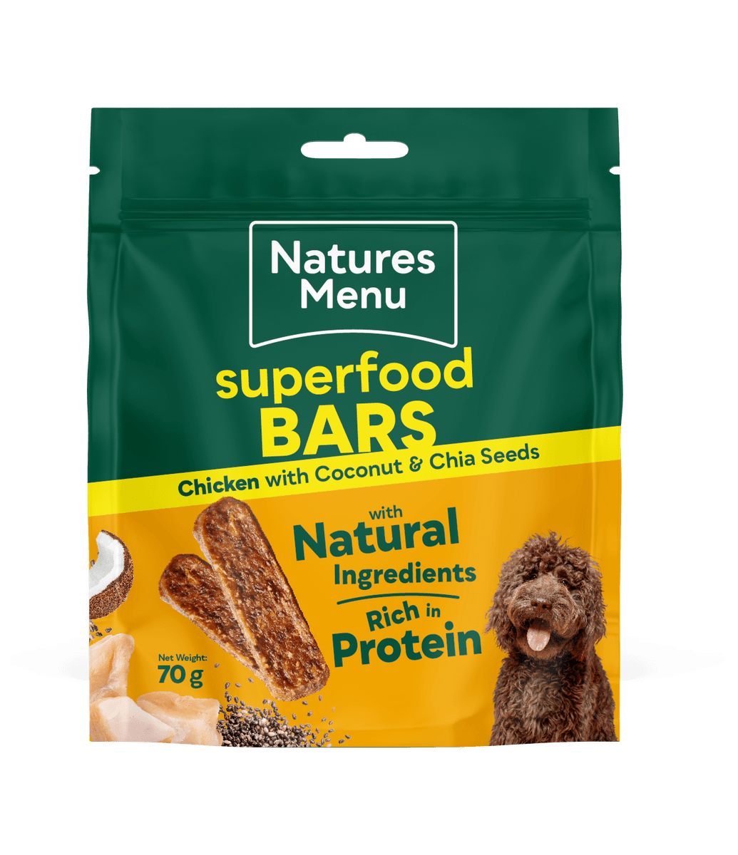 Natures Menu Country Hunter Chicken Superfood Bars 70g Dog Treats Natures Menu 