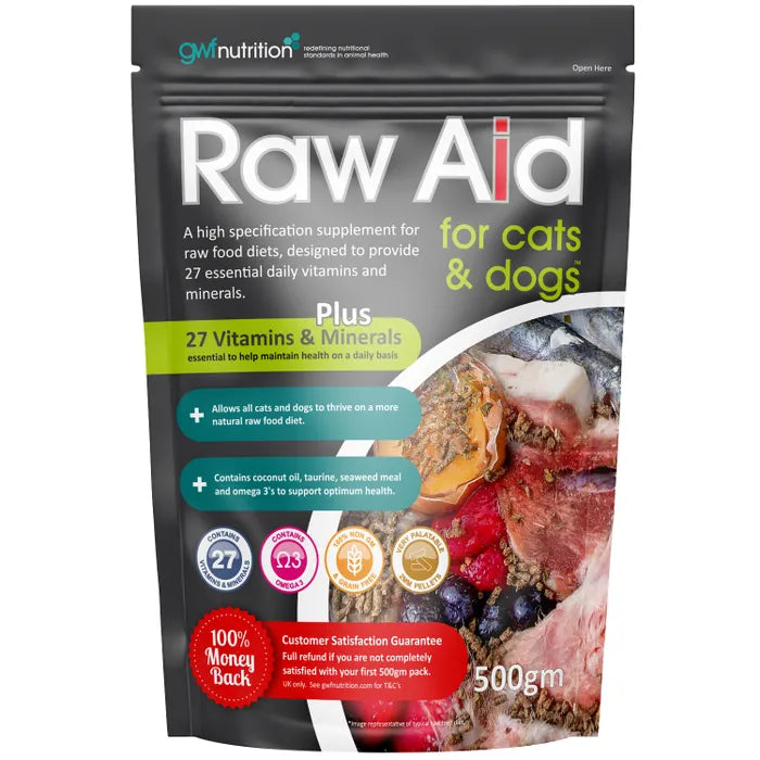 Raw Aid for Cats & Dogs 500g GWF 