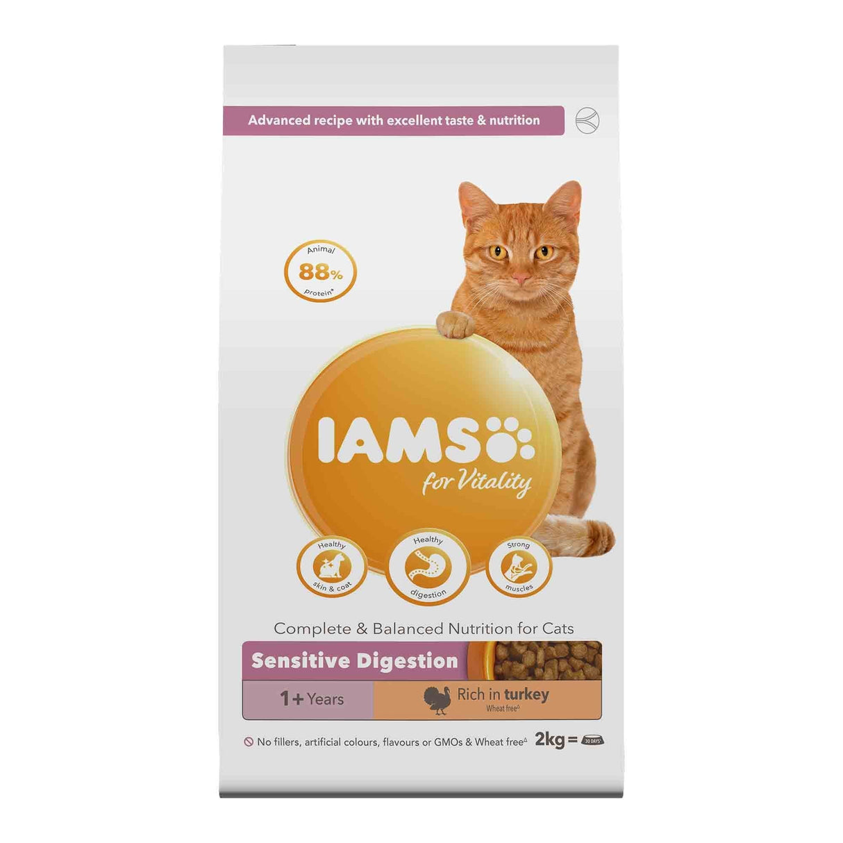 Iams Sensitive Cat Turkey 2kg Iams 