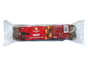 Dougies Superfoods Beef & Veg Raw Dog Food 560g ❄ Raw Dog Food Dougies 