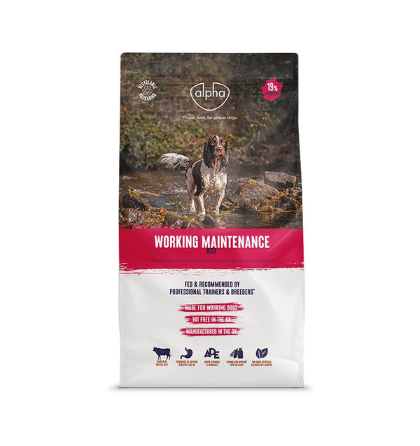 Alpha Worker Maintenance 15kg Dry Dog Food Alpha 