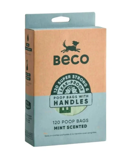 Beco Large Poop Bags with Handles Mint 120pk Beco 