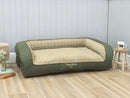 George Barclay Country Sofa Bed Large - Olive Green George Barcaly 