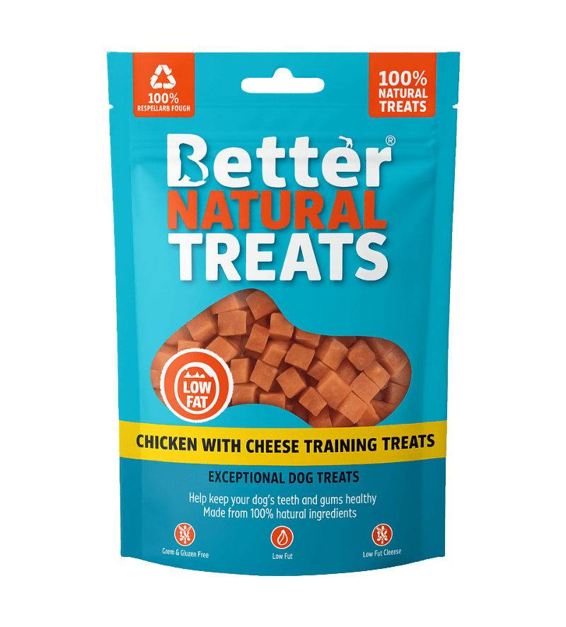 Better Natural Treats Chicken & Cheese Training Treats 90g Better Natural Treats 