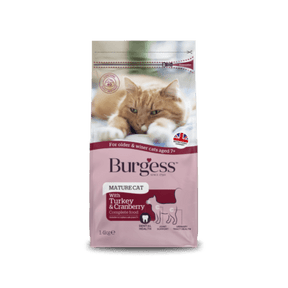 Burgess Mature Cat Turkey & Cranberry 4kg Burgess 