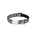 Red Dingo Cat Collar Reflective Fish Black XS Red Dingo 