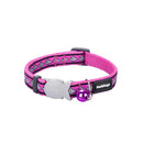 Red Dingo Cat Collar Reflective Fish Hot Pink XS Red Dingo 