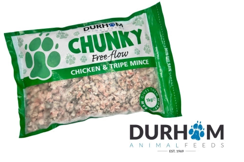 DAF Chunky Freeflow Chicken & Tripe 1kg Durham Animal Feeds 