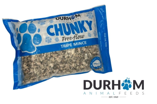 DAF Chunky Freeflow Tripe 1kg Durham Animal Feeds 