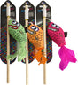Hem & Boo Fish & Feather Cat Teaser with Wooden Wand 30cm Cat Toys Hem & Boo 