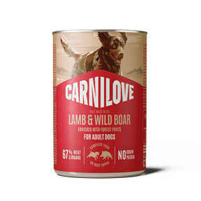 Carnilove Lamb & Wild Boar Pâté Wet Dog Food 400g Wet Dog Food Carnilove 