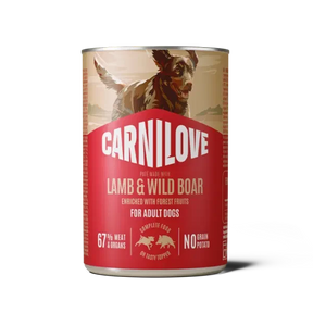 Carnilove Lamb & Wild Boar 400g Wet Dog Food Carnilove 