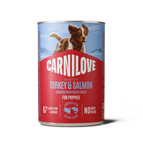 Carnilove Turkey & Salmon Pâté Wet Puppy Food 400g Wet Dog Food Carnilove 