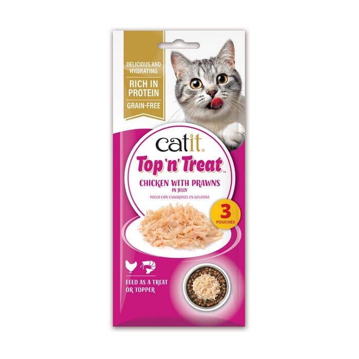 Catit Top N Treat Chicken & Shrimp 3x60g Catit 