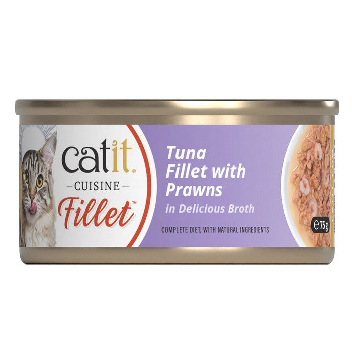 Catit Tuna Fillet with Prawns 75g