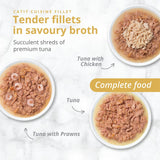 Catit Tuna Fillet Variety Pack 12x75g