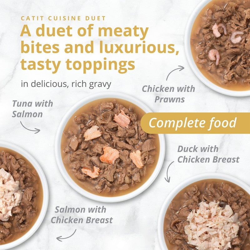 Catit Duet Variety Pack 12x75g