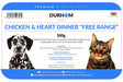 DAF - Chicken & Heart Free Range Dinner 500g Durham Animal Feeds 