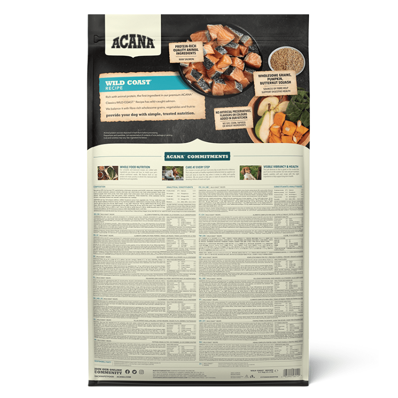ACANA Classics Wild Coast Dry Dog Food 9.7kg Dry Dog Food Acana 