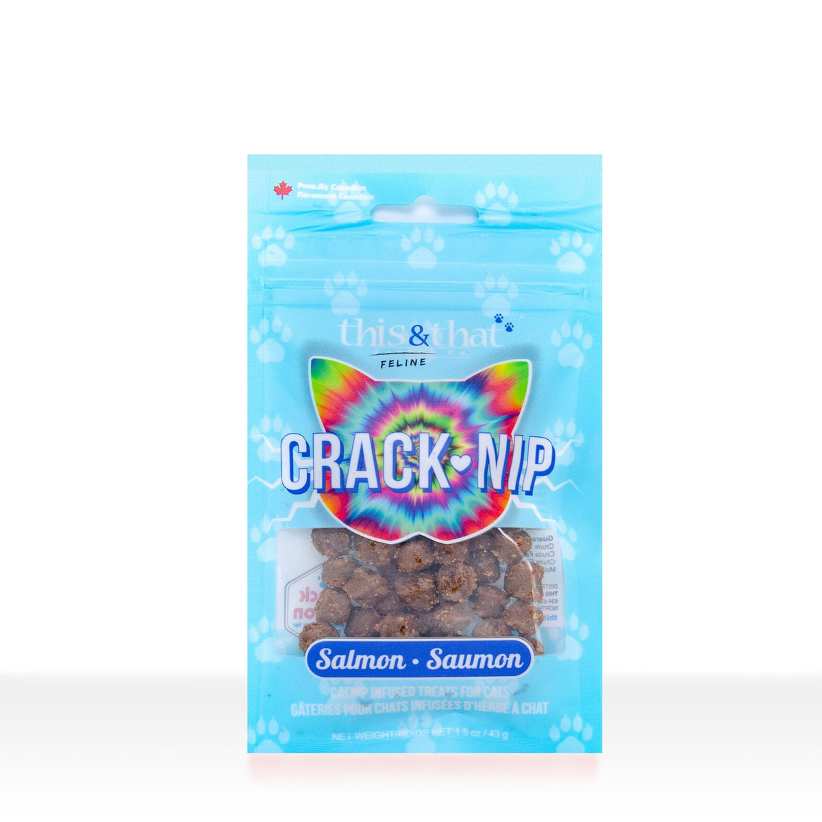 Crack-Nip Salmon & Catnip Cat Treats 43g Cat Treats This & That 